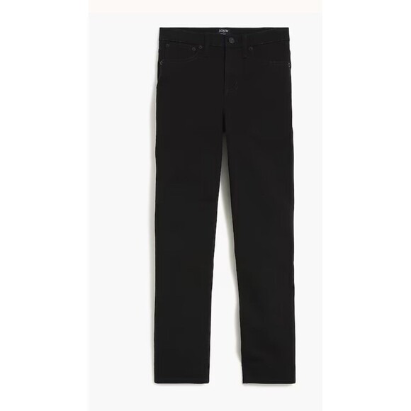 J. CREW Essential Straight Jean All-day Stretch Size 28 Black NEW Casual BT022 - Picture 2 of 14